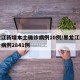 黑龙江新增本土确诊病例10例/黑龙江新增确诊病例2841例