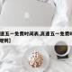 【高速五一免费时间表,高速五一免费时间2021规则】