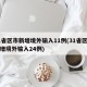 31省区市新增境外输入11例(31省区市新增境外输入24例)